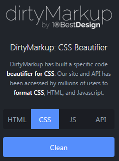 DirtyMarkUp
